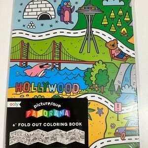 New OOLY 6 Foot Coloring Book FUN FUN